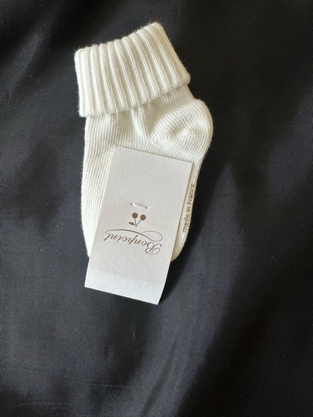 NWT Baby Bonpoint White Socks Size 3 months